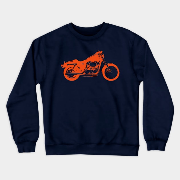 Vintage Motocycle Crewneck Sweatshirt by Dascalescu